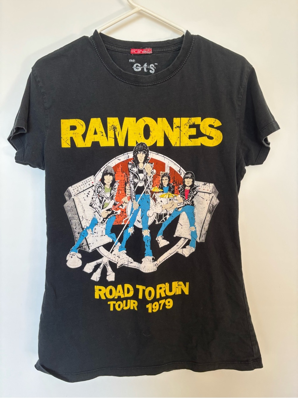 Black 'Road to Ruin Tour 1979' Short Sleeve Tee vintage single stitch